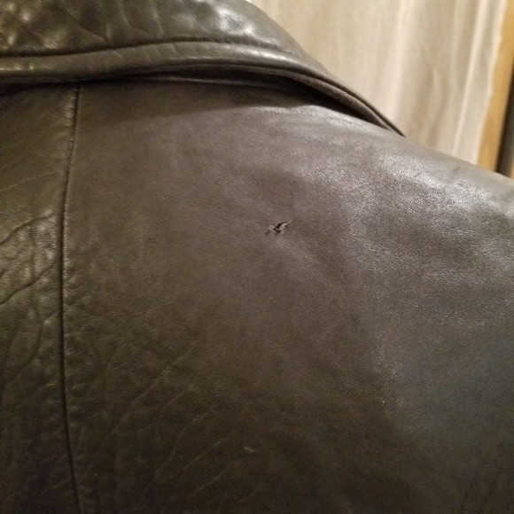 Super soft vtg Cellini leather cafe racer style jacket - Picture 8 of 11